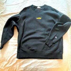 Embroidered Porsche Champion Crew Sweatshirt
